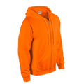 Orange fluo - Side - Gildan - Veste à capuche - Homme