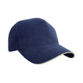 Bleu marine - Beige pâle - Front - Result Headwear - Casquette de baseball