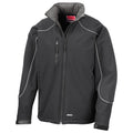Noir - Front - WORK-GUARD by Result - Veste softshell ICE FELL - Homme