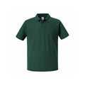 Vert bouteille - Front - Russell - Polo AUTHENTIC - Homme