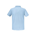Bleu ciel - Back - Russell - Polo AUTHENTIC - Homme