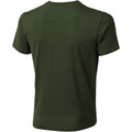 Vert militaire - Back - Elevate - T-shirt manches courtes Nanaimo - Homme