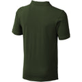 Vert militaire - Back - Elevate - Polo manches courtes Calgary - Homme