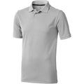 Gris - Front - Elevate - Polo manches courtes Calgary - Homme