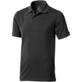 Anthracite - Front - Elevate - Polo manches courtes Calgary - Homme