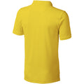Jaune - Back - Elevate - Polo manches courtes Calgary - Homme
