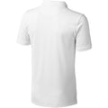 Blanc - Back - Elevate - Polo manches courtes Calgary - Homme