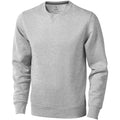 Gris - Front - Elevate Surrey - Pull col rond - Homme