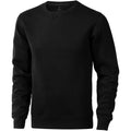 Noir - Front - Elevate Surrey - Pull col rond - Homme