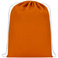 Orange - Back - Bullet Oregon - Sac à cordon en coton (Lot de 2)