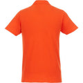 Orange - Back - Elevate - Polo HELIOS - Homme