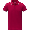 Rouge - Front - Elevate - Polo AMARAGO - Homme