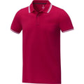 Rouge - Side - Elevate - Polo AMARAGO - Homme