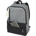 Noir - Gris chiné - Pack Shot - Unbranded - Sac à dos pour ordinateur portable RECLAIM