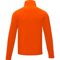 Orange - Back - Elevate Essentials - Veste polaire ZELUS - Homme