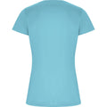 Turquoise vif - Back - Roly - T-shirt IMOLA - Femme