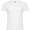 Blanc - Front - Roly - T-shirt SAMOYEDO - Homme