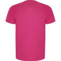 Rose fluo - Back - Roly - T-shirt IMOLA - Homme