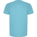 Turquoise vif - Back - Roly - T-shirt IMOLA - Homme