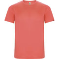 Corail fluo - Front - Roly - T-shirt IMOLA - Homme