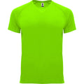 Vert fluo - Front - Roly - T-shirt BAHRAIN - Enfant