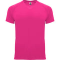 Rose fluo - Front - Roly - T-shirt BAHRAIN - Enfant
