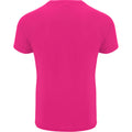 Rose fluo - Back - Roly - T-shirt BAHRAIN - Enfant