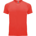 Corail fluo - Front - Roly - T-shirt BAHRAIN - Enfant