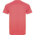 Corail fluo - Back - Roly - T-shirt MONTECARLO - Enfant