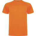 Orange fluo - Front - Roly - T-shirt MONTECARLO - Enfant