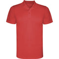 Rouge - Front - Roly - Polo MONZHA - Homme