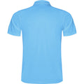 Turquoise vif - Back - Roly - Polo MONZHA - Homme