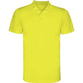 Jaune fluo - Front - Roly - Polo MONZHA - Homme