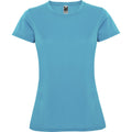 Turquoise vif - Front - Roly - T-shirt MONTECARLO - Femme
