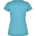 Turquoise vif - Back - Roly - T-shirt MONTECARLO - Femme