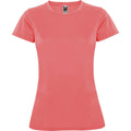 Corail fluo - Front - Roly - T-shirt MONTECARLO - Femme