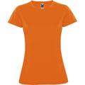 Orange fluo - Front - Roly - T-shirt MONTECARLO - Femme