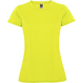 Jaune fluo - Front - Roly - T-shirt MONTECARLO - Femme