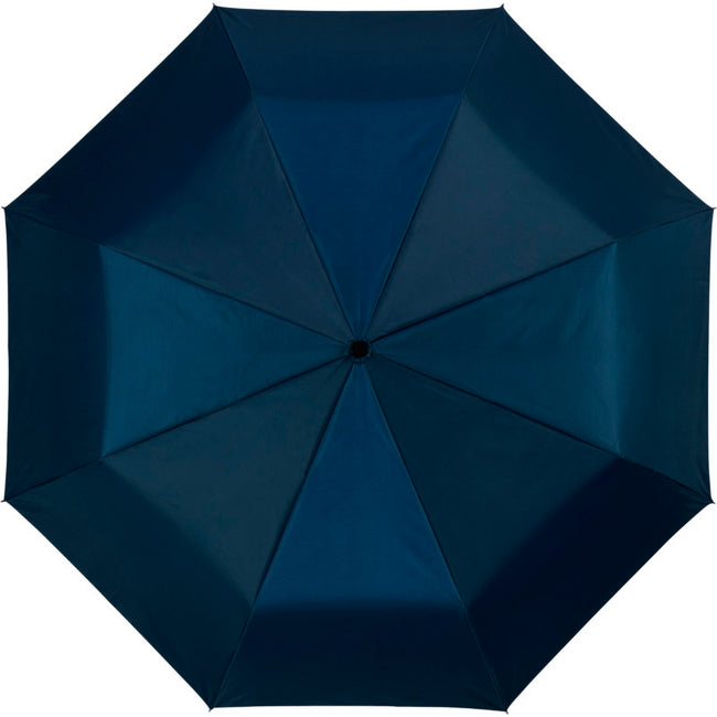 Bleu marine-Argent - Back - Bullet Alex 54.61cm Parapluie 3 sections à ouverture et fermeture automatiques