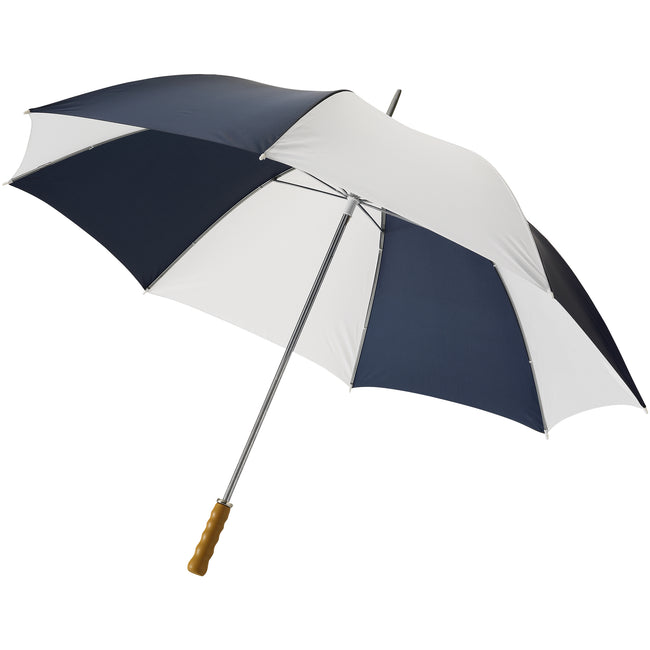 Bleu marine-Blanc - Front - Bullet 77cm Parapluie de golf