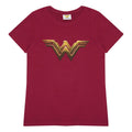 Bordeaux - Front - Wonder Woman - T-shirt MOVIE - Femme