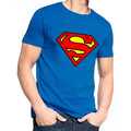 Bleu roi - Side - DC Comics - T-shirt - Homme