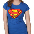 Bleu roi - Side - Superman - T-shirt - Femme