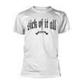 Blanc - Front - Sick Of It All - T-shirt PETE - Adulte