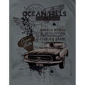 Gris - Side - Ocean Hills - T-shirt - Adulte