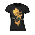 Noir - Front - Guardians Of The Galaxy 2 - T-shirt - Fille