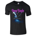 Noir - Front - Deep Purple - T-shirt SMOKE ON THE WATER - Adulte