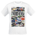 Blanc - Front - Nirvana - T-shirt - Adulte