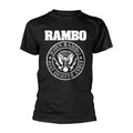 Noir - Front - Rambo - T-shirt - Adulte