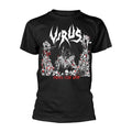 Noir - Front - Virus - T-shirt PRAY FOR WAR - Adulte
